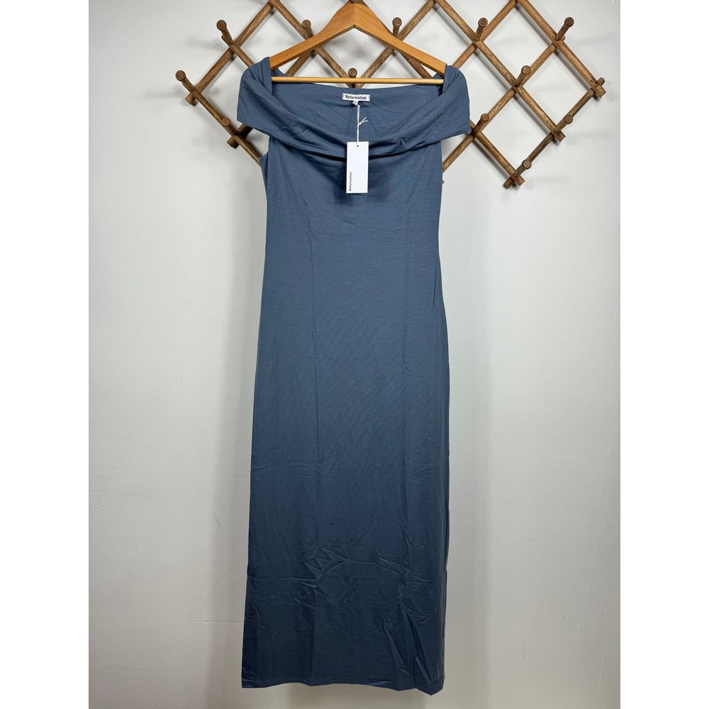 Reformation Jamen Knit Dress in Flint Size S - Picture 5 of 10
